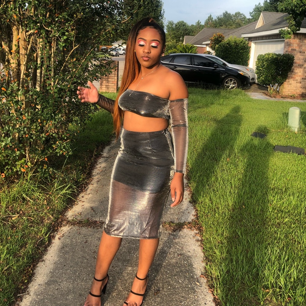2 piece skirt set